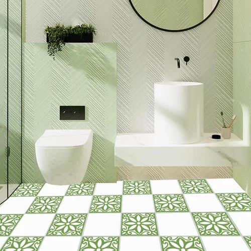 Miniatura 6 de Plantillas de concreto reutilizables mexicanas para pintar pisos, azulejos, pasarela, patio, porche, piso de concreto, paquete de 4