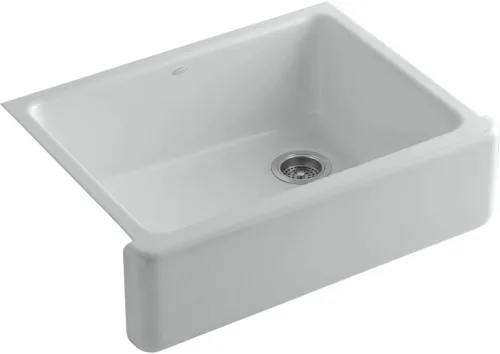 Miniatura 46 de KOHLER Whitehaven® K-6427-42 - Fregadero de cocina empotrado de 35-3/4 pulgadas, autorecortable, Smart Divide, Grande/Mediano con Delantal alto