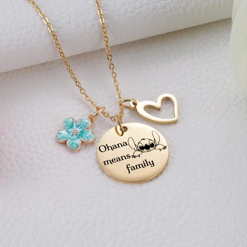 Miniatura 3 de MIXJOY Bonito collar de dibujos animados de Stitch para mujeres y niñas, inspirado en el cumpleaños de Stitch para nieta, hija, sobrina