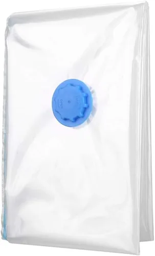 Miniatura 9 de Kesyoo - Juego de 5 bolsas de almacenamiento al vacío para ahorrar espacio plegable organizador de habitaciones 157 x 197in color al azar