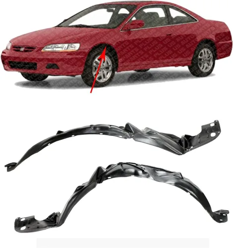 US AUTO PARTS PLUS Nuevo Guardabarros delantero Pasajero derecho y lado izquierdo del conductor reemplazo directo para Honda Accord 1998-2002