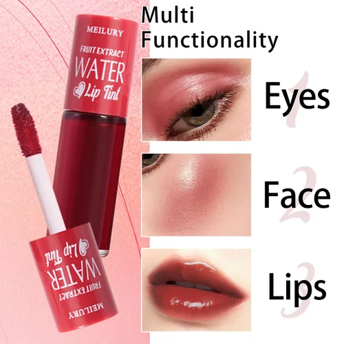 Miniatura 5 de Juego de 7 colores de tinte labial, tinte labial líquido mate mini, tinte multiusos para labios y mejillas, brillo labial hidratante