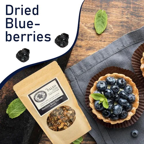 Miniatura 7 de Maple Nut Kitchen Northern Berry Harvest Granola paquete de 3 – Sin granos con nueces, semillas, arándanos y vainilla Paleo, bajo