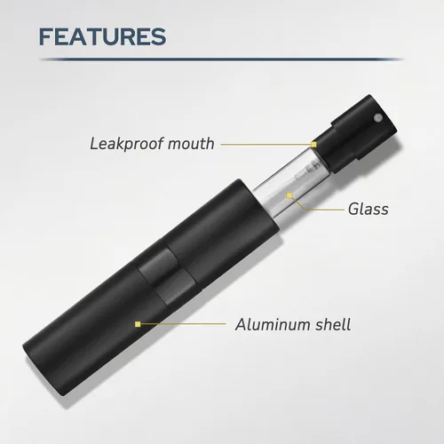 Miniatura 6 de Fusupak Atomizador de Perfume para Viaje Botella Recargable: Vaporizador de Colonia Portátil para Hombres - Mini Vaporizador Vacío para Recarga