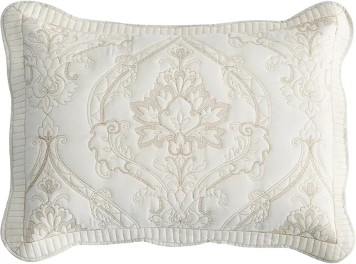Miniatura 28 de CHIXIN Juego de colcha extragrande tamaño King – Funda de cama ligera – Hermosas costuras – Colcha reversible de 5 piezas – Patrón de paisley
