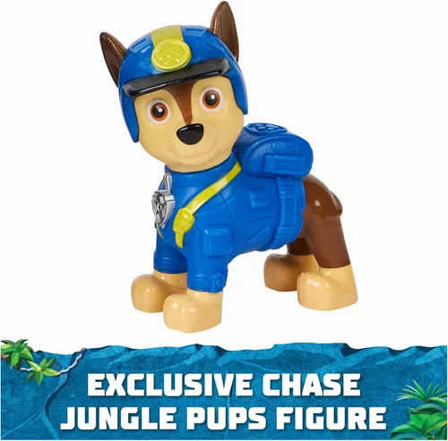 Miniatura 6 de Paw Patrol Jungle Pups, vehículo Chase Tiger, camión de juguete con figura de acción coleccionable, juguetes para niños y niñas a partir de 3 años