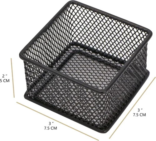 Miniatura 4 de Annova Organizador de cajones y estantes apilables de malla, cesta de almacenamiento, bandeja para suministros escolares y de oficina, juego de 2