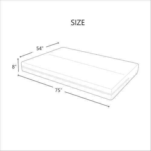 Miniatura 9 de LANE LINEN Fundas para futón de tamaño completo, fundas elásticas 100% algodón, funda de colchón de tamaño completo para sofá cama de futón, funda