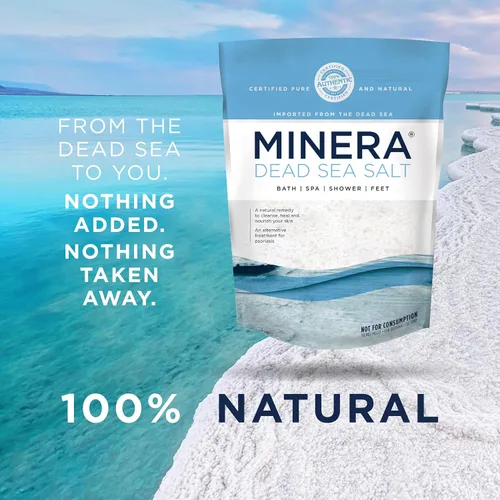 Miniatura 5 de Sal del mar muerto 100% pura y certificada, de Minera, Blanco
