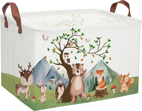 Miniatura 30 de Cestas rectangulares de baloncesto para regalo, cesta vacía para niños, cesta de almacenamiento de juguetes para niños, caja organizadora