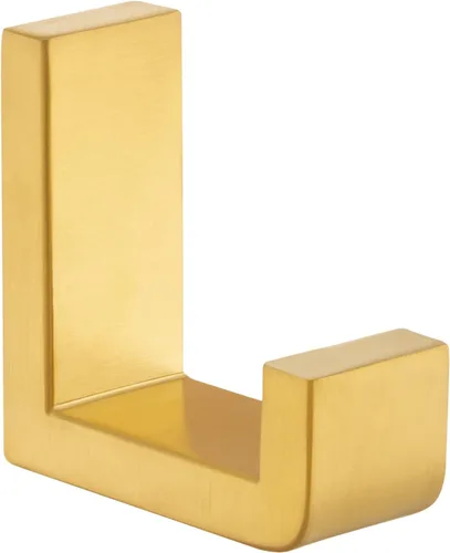 Gancho Simple de Ángulo para Toalla de Baño, Gancho de Pared para Abrigatos de Ducha de Acero Inoxidable SUS 304, Perchero para Bata de Baño, Dorado