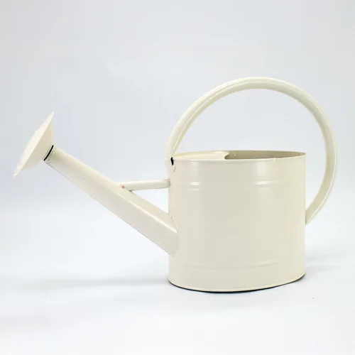 Miniatura 10 de Recipiente para regar plantas de interior y exterior, galvanizada, estilo moderno con asa y rosetón zinc