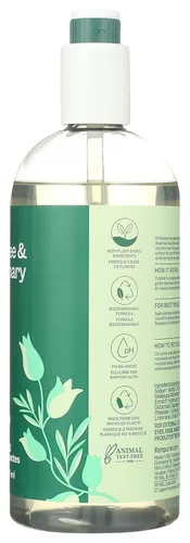 Miniatura 5 de Renpure Champú de Árbol de Té y Romero a Base de Plantas para Refrescar y Reequilibrar - Alivia el Cuero Cabelludo Seco - Proporciona Humedad