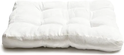 Miniatura 13 de LANITI Cojines de suelo extra grandes de 24 pulgadas para adultos, meditación cuadrada, máxima comodidad, almohadas de gran tamaño para cojín