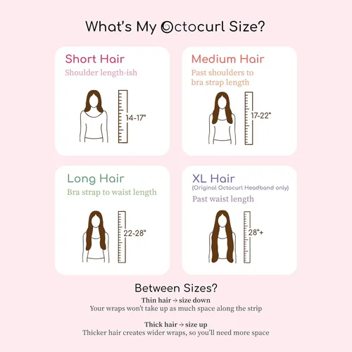 Miniatura 6 de Octocurl Rizador de pelo sin calor sin diadema, suave envoltura rizadora de pulpo para rizos nocturnos, espiral, suelto, ondas de playa, peinado sin