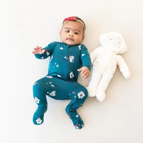 Miniatura 13 de KYTE BABY Pies unisex con cierre de cremallera, rayón hecho de bambú, 0-24 meses