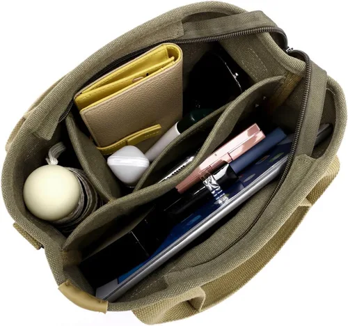 Miniatura 4 de Wxnow Bolsas de mensajero de lona para mujer, bolso cruzado de hombro