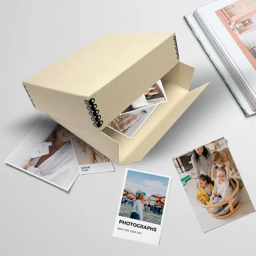 Miniatura 179 de Lineco Archival Caja de almacenamiento para impresión de 13x19 pulgadas, diseño frontal abatible, 13 1/2 x 19 1/2 x 3 pulgadas, color exterior: negro