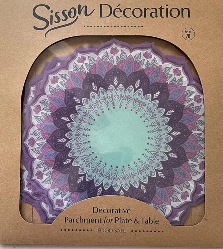 Miniatura 6 de Hojas de papel pergamino para tablas de queso y embutidos, hojas de Sisson Distribution (paquete de 20) (hojas de artista)