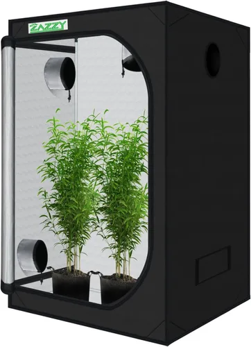 Miniatura 18 de zazzy Carpa de Cultivo 18"x30"x36" Hidropónica de Servicio Pesado Cuarto Oscuro Reflectante Mylar Carpas de Cultivo con Ventana y Bandeja de Piso