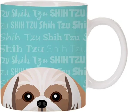 Miniatura 25 de Taza de café de cerámica con diseño de raza de perro de 11 oz (Border Collie)