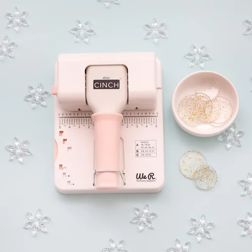 Miniatura 6 de We R Disc Cinch - Herramienta para encuadernación de libros, color blanco y rosa
