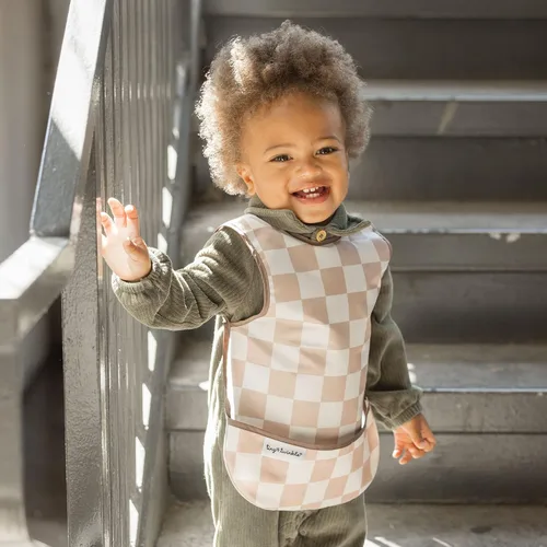 Miniatura 2 de Tiny Twinkle Babero a Prueba de Manchas para Niños Babero Impermeable para Niños Pequeños para Comer Delantal para Bebé para Alimentación