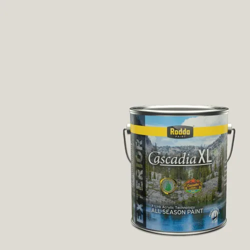Miniatura 55 de Rodda Paint CASCADIA XL Pintura e imprimación satinada para exteriores en uno, cuarto de galón, Metropolis Mood