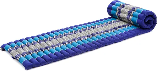 Miniatura 40 de Leewadee - Colchón plegable - Futón japonés enrollable -Alfombra de tatami triple pliegue - Cama de piso para invitados - Colchón de camping