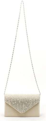 Miniatura 7 de Bolso de mano para mujer, con diamantes de imitación de satén esmerilado para boda