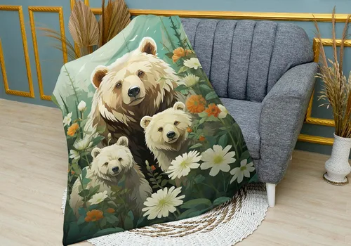 Miniatura 6 de Bear Blanket - Bear Gifts for Friends & Family 30" x 40