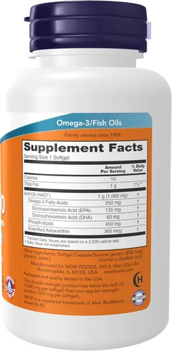 Miniatura 2 de Aceite de krill Now Foods Neptune, ANO-018, 60, 1, 1