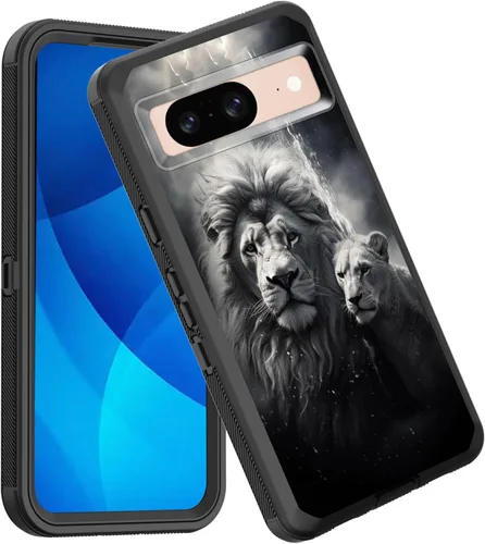 Miniatura 66 de Funda para Pixel 7a, a prueba de golpes, 3 capas, protección de cuerpo completo, resistente, de alto impacto, para Google Pixel 7a de 6.1 pulgadas