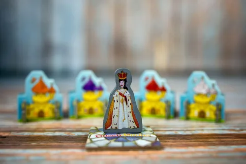 Miniatura 2 de Juego de mesa Queendomino de Blue Orange Games - Juego de mesa de estrategia familiar o para adultos para 2 a 4 jugadores. Recomendado para mayores