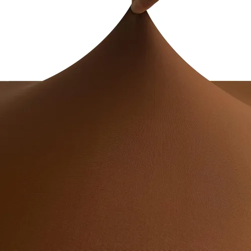Miniatura 72 de Mantel elástico para mesa auxiliar de cóctel, ajustable de elastano, tamaño pequeño, para mesa auxiliar, 24 x 24 pulgadas, color beige