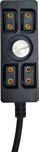 Miniatura 2 de D-tap macho a 4 puertos hembra, divisor de cable de alimentación, conector concentrador adecuado para Anton Bauer V-Mount ARRI RED cámara TILTA