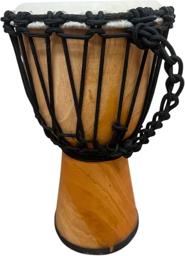 Miniatura 9 de Djembe Principiante Liso, 10" de alto, 5-6" cabeza