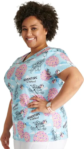 Miniatura 6 de Tooniforms Mujer Scrubs Top Cuello en V Estampado TF776