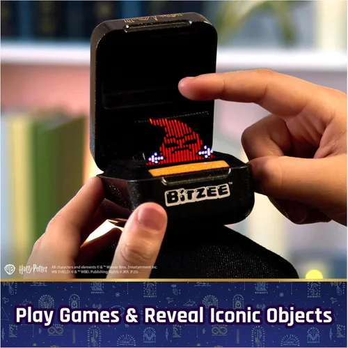 Miniatura 6 de Mundo Mágico de Harry Potter, juguete interactivo Bitzee con 20 personajes dentro, reacciona al tacto, juguetes digitales para niños, regalos