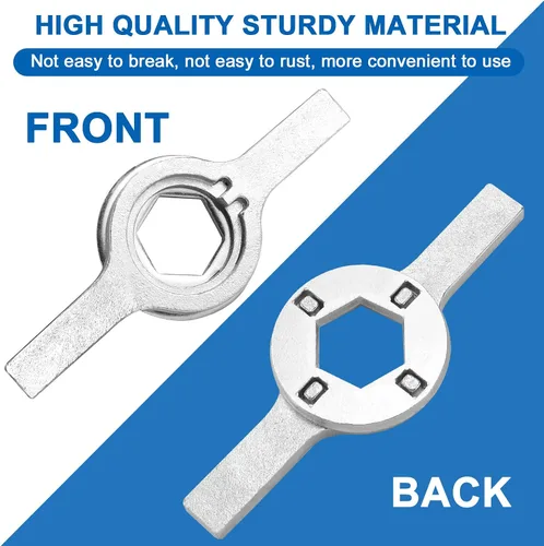 Miniatura 3 de AMI PARTS TB123A Llave de tubo para lavadora compatible con piezas de lavadora G-E Whirl-pool, llave de tuerca de tina de 1-11/16 pulgadas reemplaza