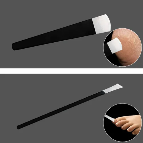 Miniatura 6 de Juego de 4 cuchillos de pedicura, cuchillo de pedicura de acero inoxidable, juego de cuchillos de pedicura, cuchillo de pedicura, juego de cuchillos