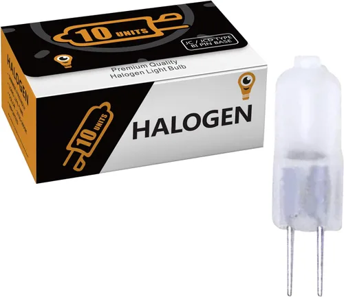 Miniatura 2 de Paquete de 10 lentes suaves esmeriladas de 20 W CA CC 12 V reemplazo de bombilla JC G4 2pin base halógena oficina paisaje lámpara 12 voltios 20