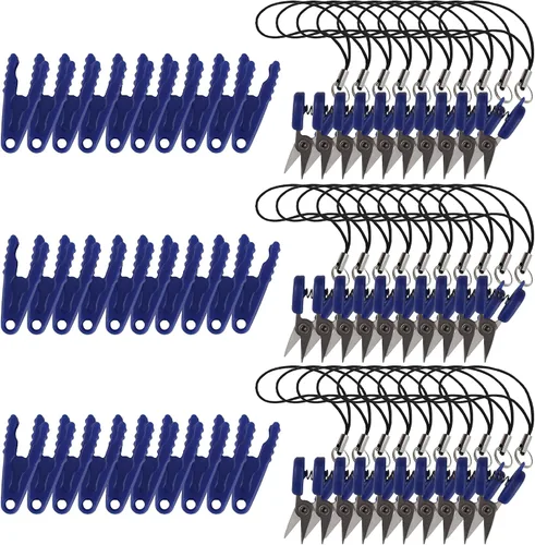 Miniatura 37 de JubileeYarn Itty Bitty Snippy - Tijeras de llavero portátiles compatibles con la TSA, color blanco, 1 par