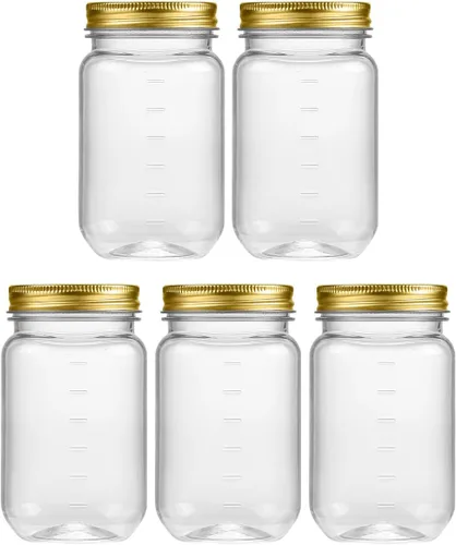 Miniatura 14 de Novelinks - Recipientes de plástico transparente (16 onzas)