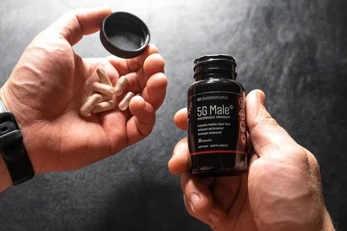 Miniatura 4 de Supernatural Man Suplemento potenciador de T natural masculino 5G para el flujo sanguíneo, la resistencia, la fuerza y la resistencia, ginseng, ajo