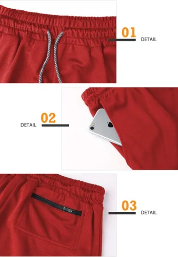 Miniatura 5 de Surenow - Pantalones cortos de correr para hombre, pantalones cortos 2 en 1 para entrenamiento, de 7 pulgadas, para yoga, deportes al aire libre