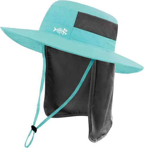 Miniatura 32 de BASSDASH Sombrero de pesca solar UPF 50+ resistente al agua con solapa desmontable para el cuello