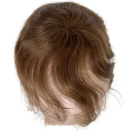 Miniatura 3 de Voloria Parche para el cabello de punto calvo para hombres, 3.15 x 3.15 pulgadas, parches de pelo completo de poliuretano para cubrir la base