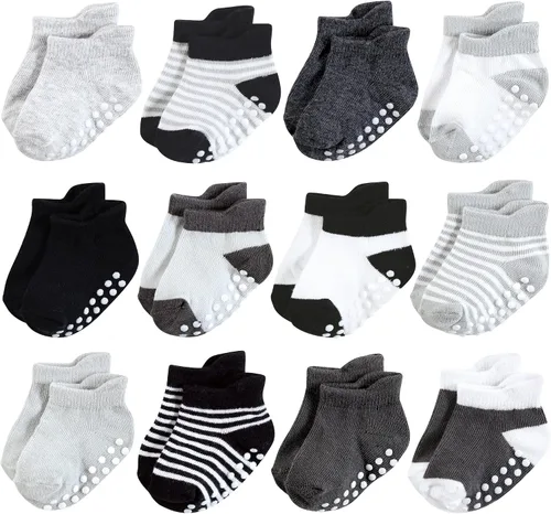 Miniatura 15 de Hudson Baby Calcetines antideslizantes unisex para bebé, Rosado Multi Girl