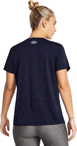 Miniatura 4 de Under Armour Tech - Camiseta de manga corta y cuello en V, para mujer, jaspeada
